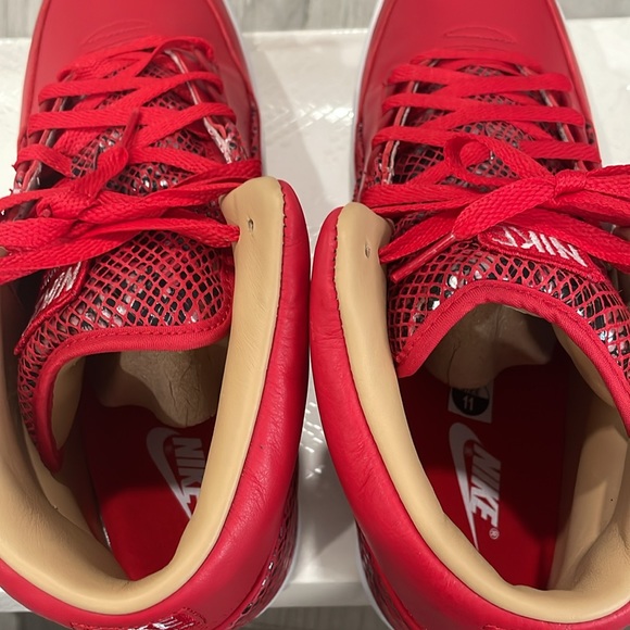 Men’s Nik Air Python LUX SP University Red and white - Picture 9 of 10